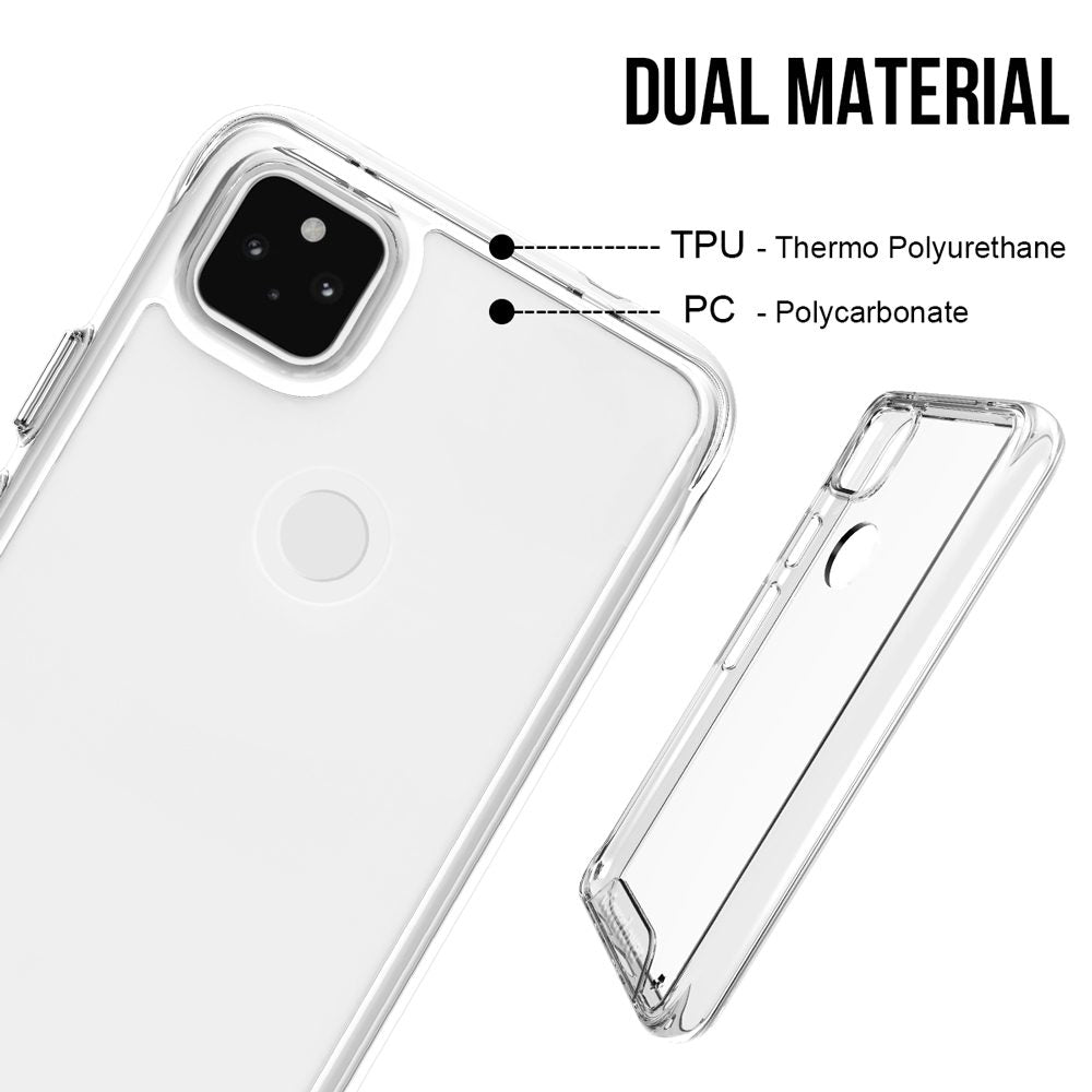 For Google Pixel 5 Case, iCoverLover Shockproof Cover Clear
