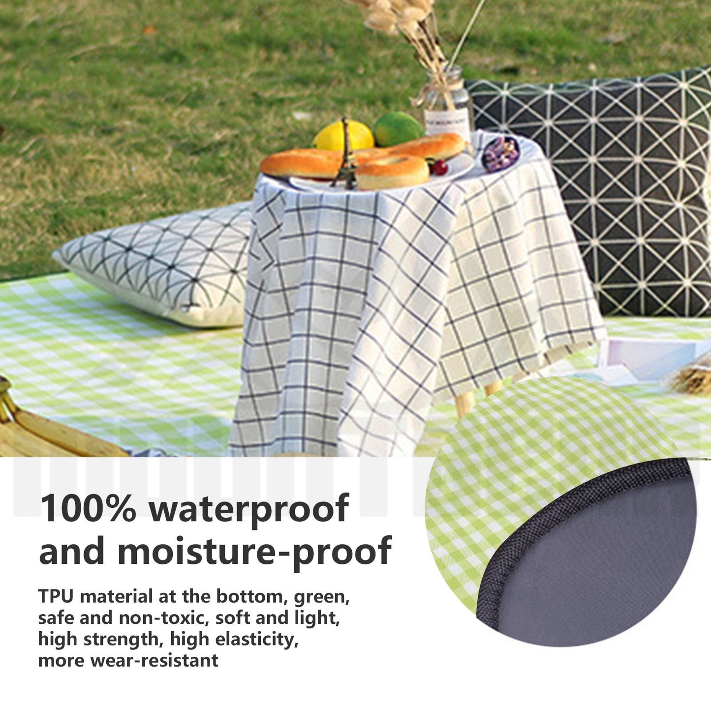 Mountgear Outdoor Picnic Mat Damp-proof Mat Thickened Field Camp Mat Waterproof Mat L