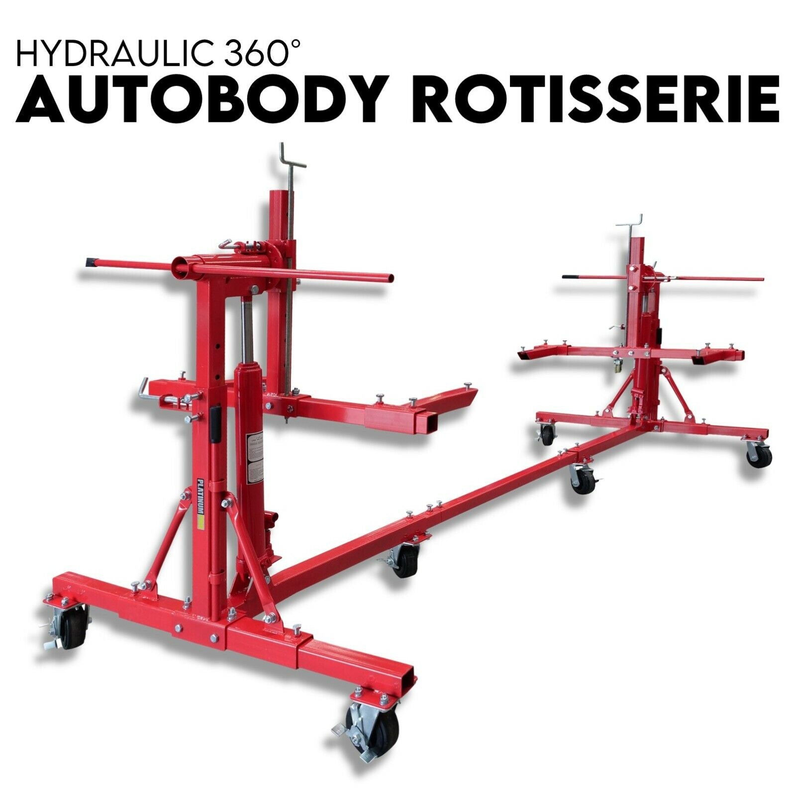 Car Rotisserie Hydraulic Auto Body Frame Repair Restoration 8 Tonne ...