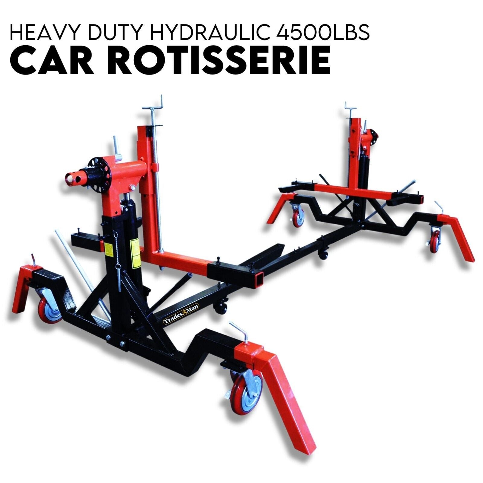 Car Rotisserie Hydraulic Auto Body Frame Boat Repair Restoration 4500L ...