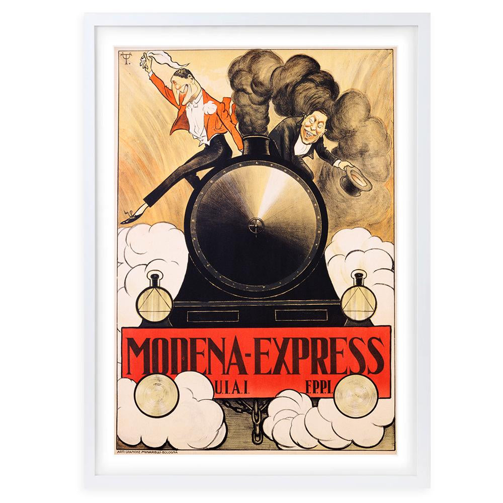 Wall Art's Modena Express Large 105cm x 81cm Framed A1 Art Print