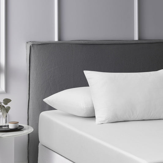 Accessorize White Washed Cotton Fitted Sheet Set Super King