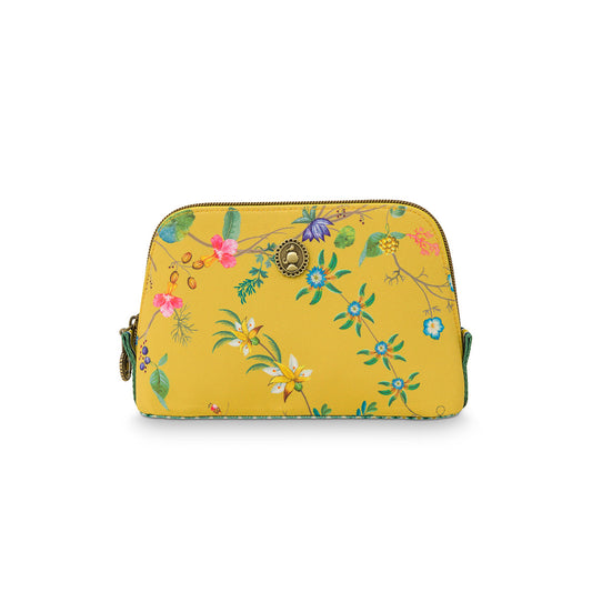 PIP Studio Petites Fleurs Yellow Small Triangle Cosmetic Bag