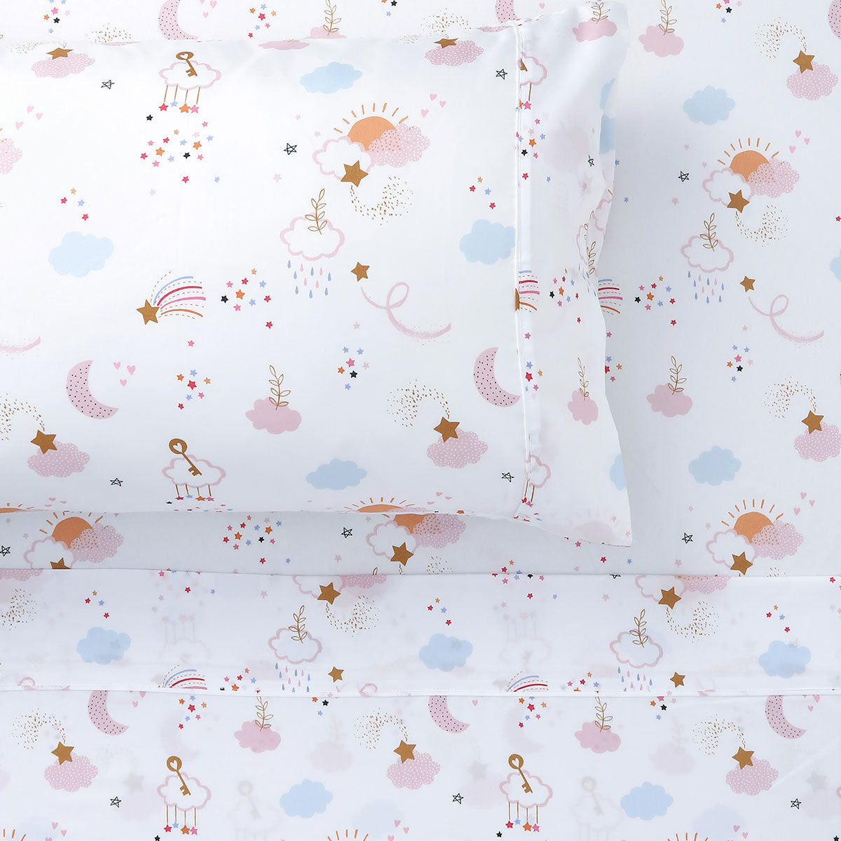 Happy Kids Unicorn Kids Printed Sheet Set Single