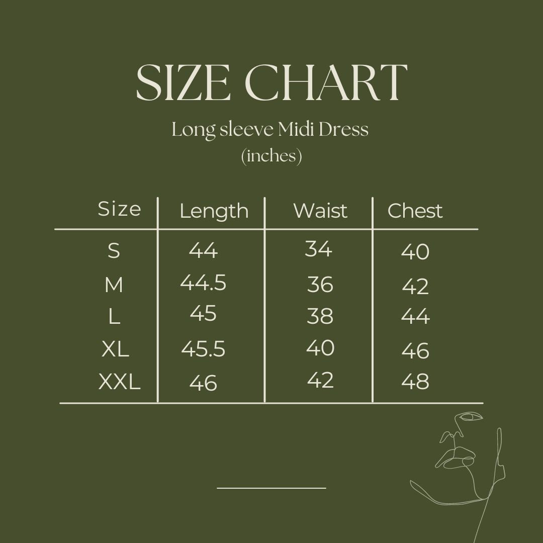 Cotton Midi Dress - Inayat Indigo Leaf Print Midi Dress (Hand block print)