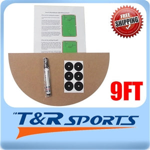 BILLIARD SNOOKER TABLE MARKING KIT FOR 7FT 8FT 9FT POOL TABLE INSTRUCT ...