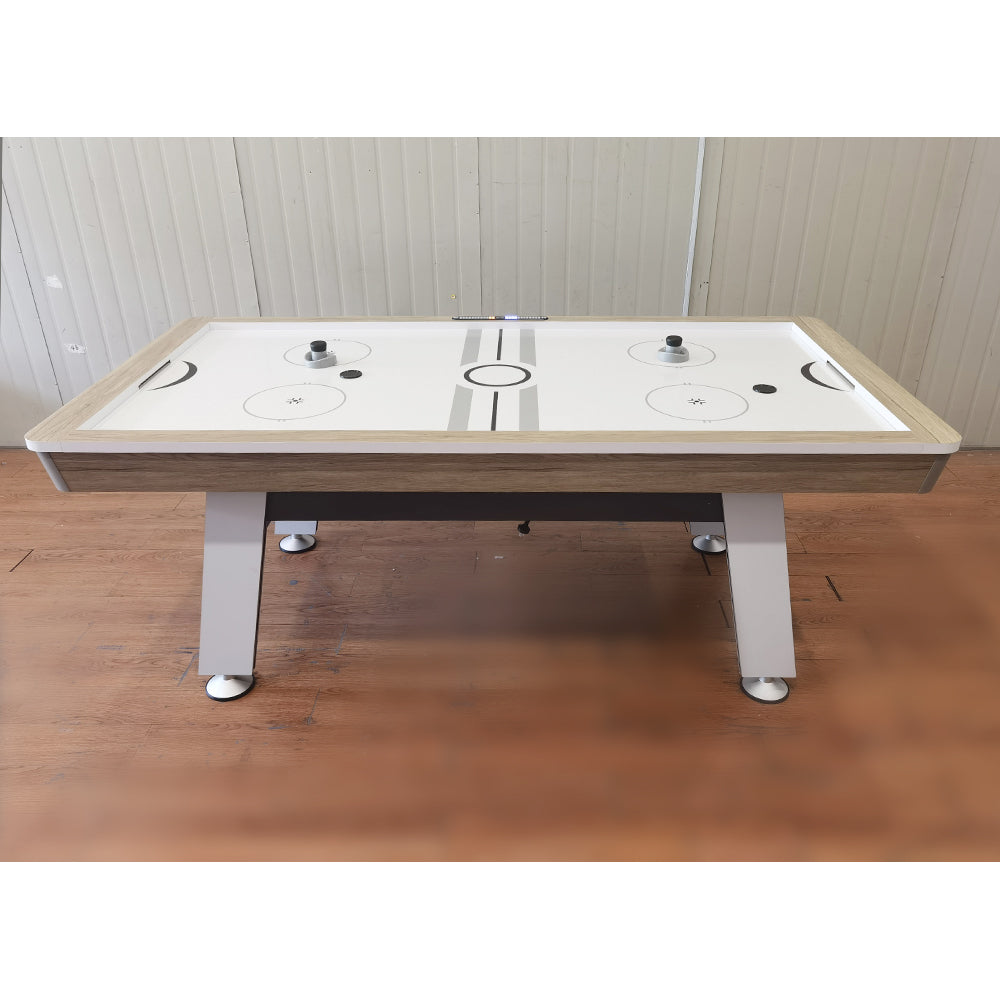 T&R SPORTS 7FT Air Hockey Table Leg With Inlaid E-Scorer - Wood