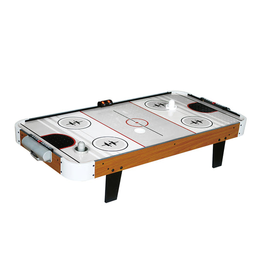 T&R SPORTS 4FT Air Hockey Table Top With E-Scorer - Walnut