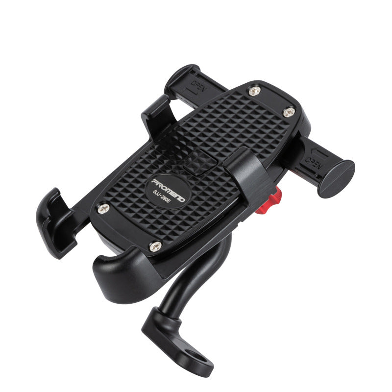 T&R SPORTS Bicycle Handlebar Rear View Mirror Bracket Waterproof Stainless Bracket 360 Degree Rotating E-Bike/Bicycle Accessories