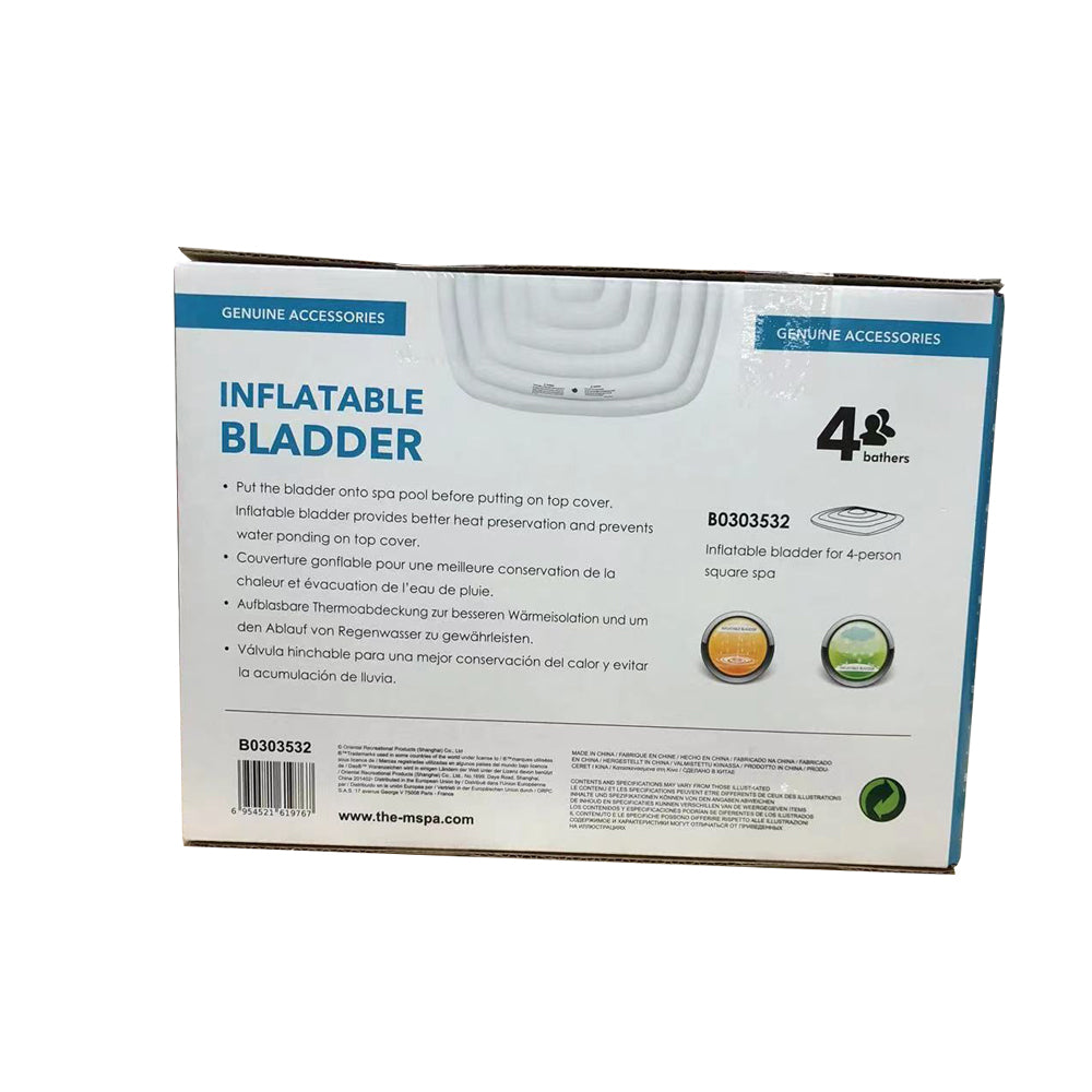 Inflatable Bladder For 4-Person Square Spa