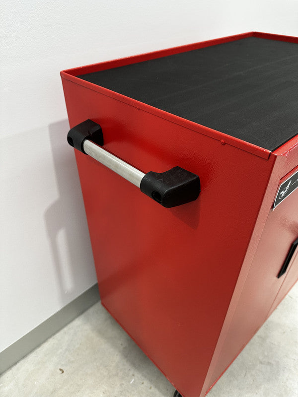 Lockable Tool Box Rolling Cabinet Storage Trolley RED