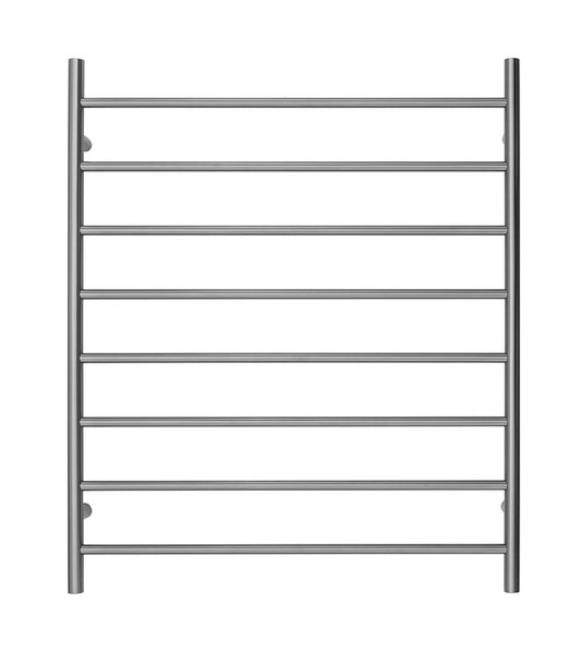 2023 Brushed Gunmetal stainless steel NON Heated Towel Rail rack Round AU 1000*850mm