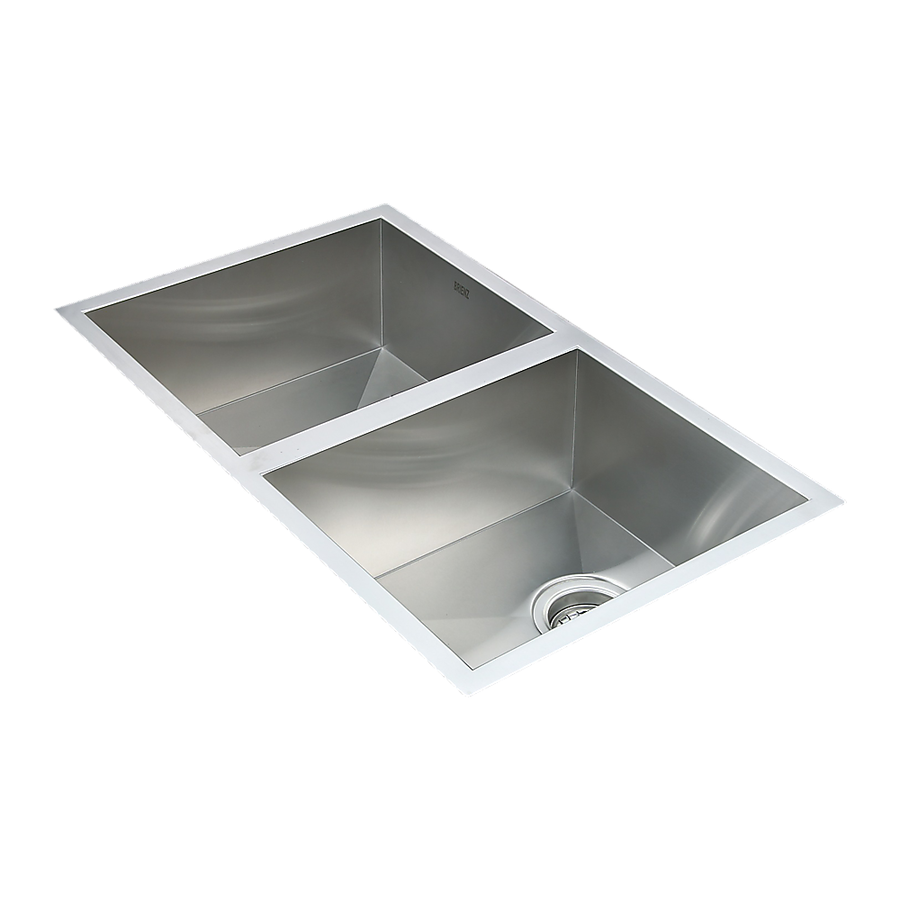 770x450mm Handmade Stainless Steel Undermount / Topmount Kitchen Sink with Waste