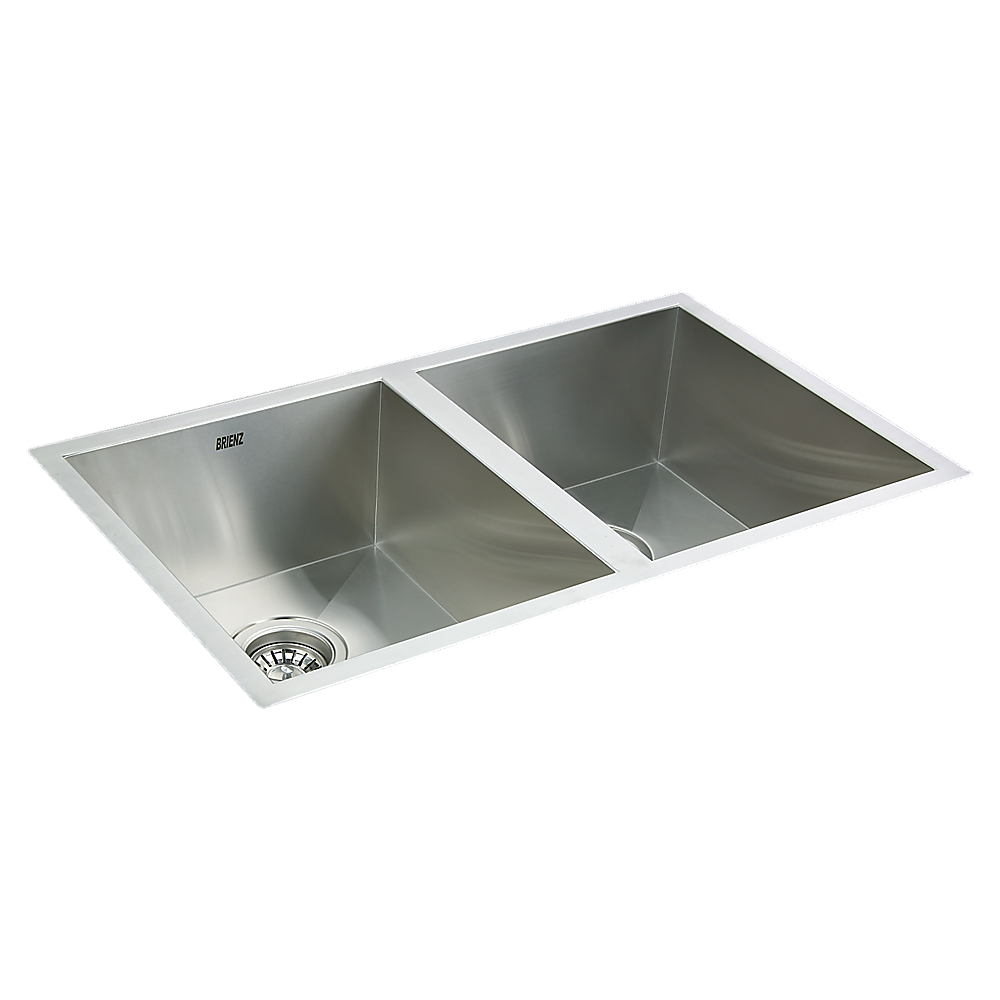 770x450mm Handmade Stainless Steel Undermount / Topmount Kitchen Sink with Waste