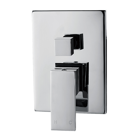 Chrome Bathroom Shower Wall Mixer Diverter w/ WaterMark