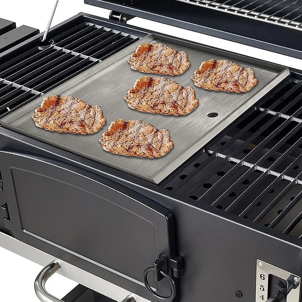 Stainless Steel BBQ Grill Hot Plate 49 X 40CM Premium 304 Grade