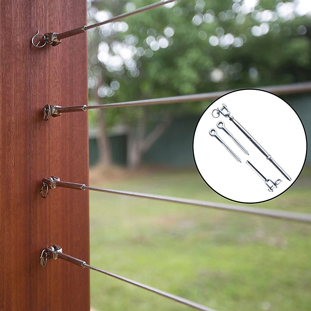 20 x Stainless Wire Rope Balustrade Kit