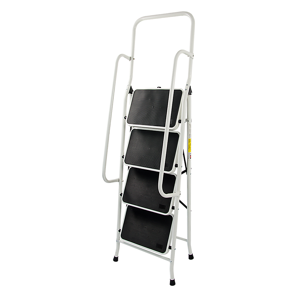 Foldable Non Slip 4 Step Steel Ladder
