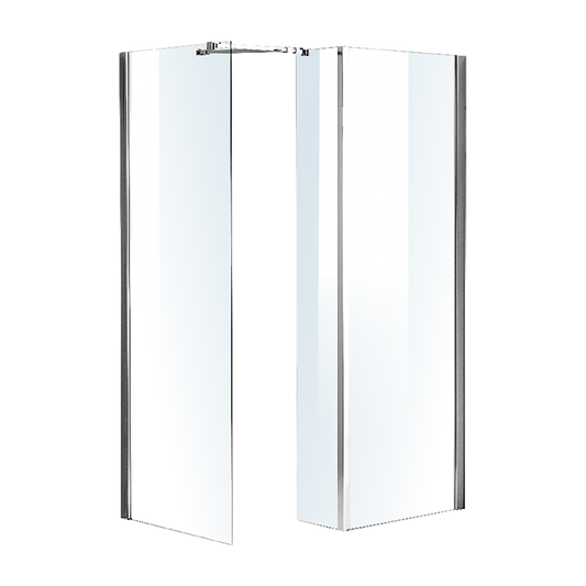 1200x800mm Walk in Shower Enclosure Safety Glass Shower By Della Francesca