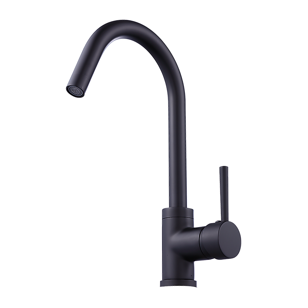 Kitchen Mixer Tap Faucet Basin Laundry Sink - BLACK