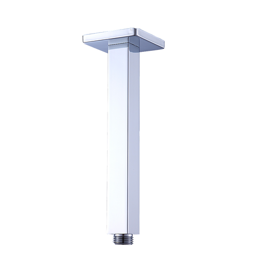Shower Head Arm Wall Connector Square Bathroom Rainforest ShowerHead