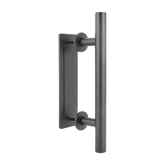 Carbon Steel Door Handle & Flush Pull Wood Door Gate Hardware 12"