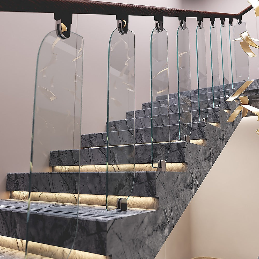 Frameless Glass Stairs Balustrade Toughened Glass - Oriel