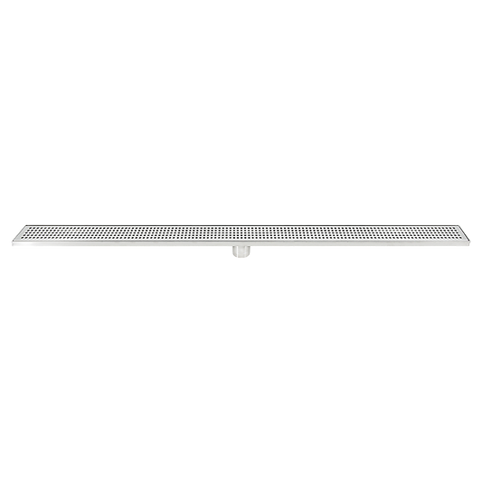 1200mm Tile Insert Bathroom Shower Stainless Steel Grate Drain w/Centre outlet Floor Waste
