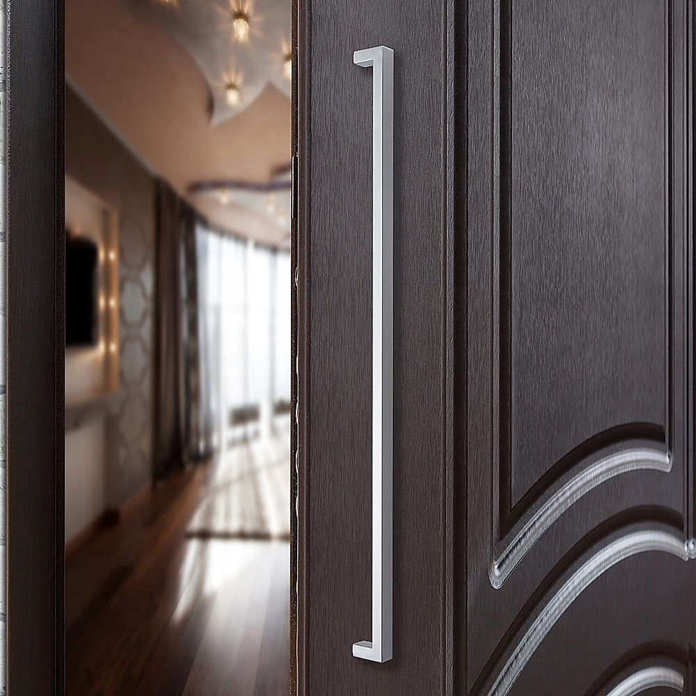 Entrance Door Pull Handle Brushed satin 1200mm