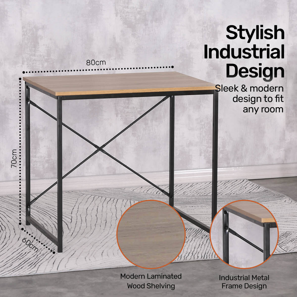 Home Master Multifunctional Study Station Sleek Stylish Modern Design 70cm